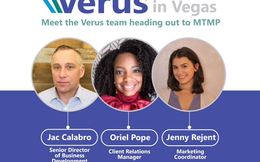 Verus Will Be at MTMP in Las Vegas Next Week