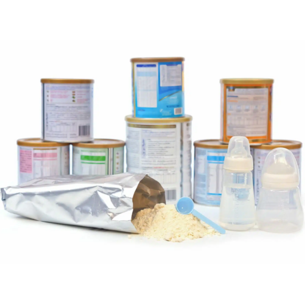 Containers Of Infant Formula And Baby Feeding Accessories